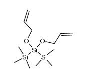 Trisilane, 1,1,1,3,3,3-hexamethyl-2,2-bis(2-propen-1-yloxy)- 结构式