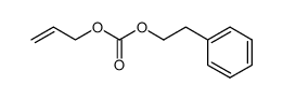 Carbonic acid, 2-phenylethyl 2-propen-1-yl ester 结构式