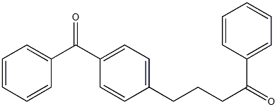 4-(4-苯甲酰基苯基)-1-苯基-1-丁酮 结构式