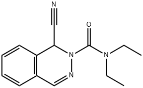 2(1H)-Phthalazinecarboxamide, 1-cyano-N,N-diethyl- 结构式