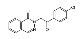 2-[2-(4-氯苯基)-2-氧代乙基]-1(2H)-酞嗪酮 结构式