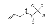 2,2,2-三氯-N-丙-2-烯-1-基乙酰胺 结构式