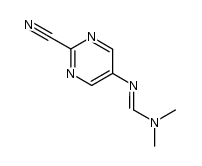 N'-(2-氰基-5-嘧啶基)-N,N-二甲基甲脒 结构式