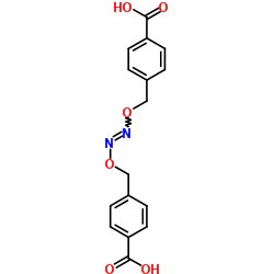 二(4-羧基苄基)连二次硝酸酯 结构式