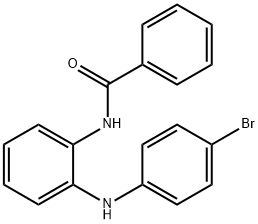 N-(2-((4-溴苯基)氨基)苯基)苯甲酰胺 结构式