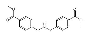 4,4'-[亚氨基双(亚甲基)]二苯甲酸 1,1'-二甲酯 结构式