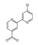 4-氯-4'-硝基-2,2'-联吡啶 结构式