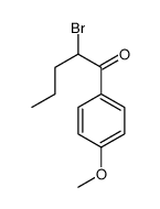 2-溴-1-(4-甲氧基苯基)-1-戊酮 结构式