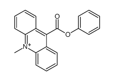 9-苯氧羰基-10-甲基吖啶鎓 结构式
