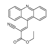 3-(9-吖啶基)-2-氰基-2-丙烯酸乙酯 结构式
