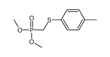 Phosphonic acid, P-[[(4-methylphenyl)thio]methyl]-, dimethyl ester 结构式