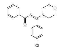 Benzamide, N-[(4-chlorophenyl)-4-morpholinyl-λ4-sulfanylidene]- 结构式