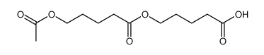 5-乙酰氧基戊酸-4-羧基丁酯 结构式
