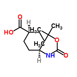 (1S,4S)-4-叔丁氧羰基氨基环己烷甲酸 结构式