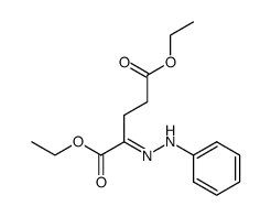 2-(2-苯基亚肼基)戊二酸二乙酯 结构式