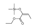 2-三甲基硅氧基-2-丁烯酸乙酯 结构式