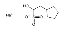 α-羟基环戊ane乙烷磺酸钠 结构式