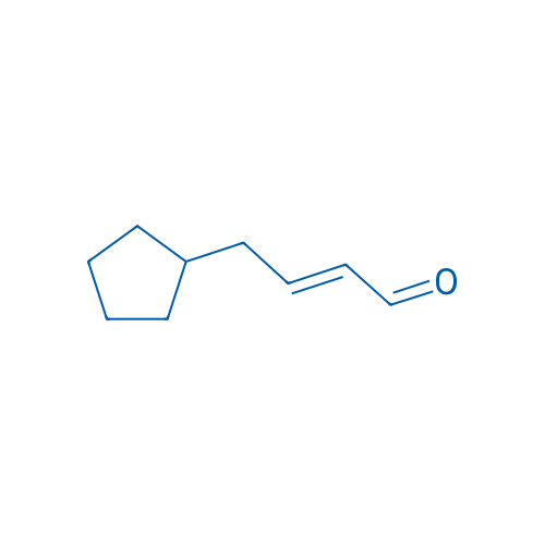 4-环戊基丁-2-烯醛 结构式