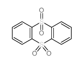 噻蒽-5,5,10,10-四氧化物 结构式
