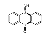 Thianthrene, 5-imino-, 10-oxide, cis- 结构式