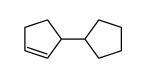 3-环戊基环戊烯 结构式