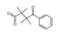 2,2,3-三甲基-3-硝基-1-苯基-1-丁酮 结构式