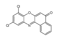 8,10-二氯-5H-苯并[a]吩恶嗪-5-酮 结构式