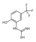 N-[2-羟基-5-(三氟甲基)苯基]硫脲 结构式