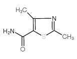2,4-二甲基噻唑-5-羧酸酰胺 结构式