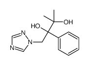3-甲基-2-苯基-1-(1H-1,2,4-三唑-1-基)-2,3-丁二醇 结构式