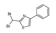 2-(二溴甲基)-4-苯基噻唑 结构式