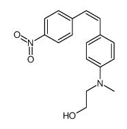 Ethanol,2-[methyl[4-[2-(4-nitrophenyl)ethenyl]phenyl]amino]- 结构式
