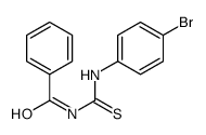 N-{[(4-溴苯基)氨基]硫代羰基}苯甲酰胺 结构式