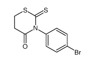 4H-1,3-Thiazin-4-one, 3-(4-bromophenyl)tetrahydro-2-thioxo- 结构式