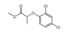 (R)-2-(2,4-二氯苯氧基)丙酸甲酯 结构式
