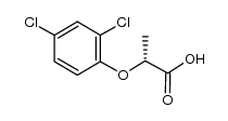 (R)-2-(2,4-二氯苯氧基)丙酸 结构式