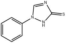 1,2-二氢-1-苯基-3H-1,2,4-噻唑-3-硫酮 结构式