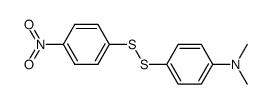 N,N-二甲基-4-[(4-硝基苯基)二硫基]苯胺 结构式