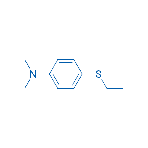 4-ethylsulfanyl-N,N-dimethylaniline 结构式