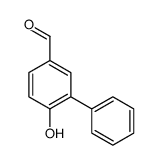 6-羟基-[1,1'-联苯]-3-甲醛 结构式