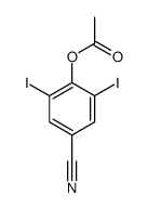 α-氰基-4-羟基-3,5-二碘苄基乙酸酯 结构式
