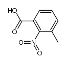 3-甲基-2-硝基苯甲酸根自由基离子(1-) 结构式