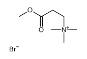 3-甲氧基-N,N,N-三甲基-3-氧代丙-1-铵溴化物 结构式