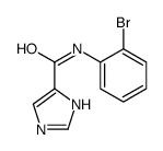 N-(2-溴苯基)-1H-咪唑-4-甲酰胺 结构式