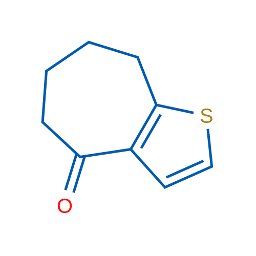 5,6,7,8-四氢-4H-环庚并[b]噻吩-4-酮 结构式