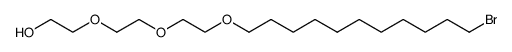 Ethanol, 2-[2-[2-[(11-bromoundecyl)oxy]ethoxy]ethoxy]- 结构式