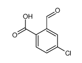 2-甲酰基-4-氯苯甲酸 结构式