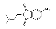 5-氨基-2-[2-(二甲基氨基)乙基]-1H-异吲哚-1,3(2H)-二酮 结构式