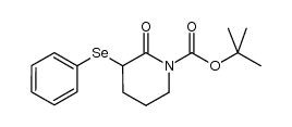 1-Piperidinecarboxylic acid, 2-oxo-3-(phenylseleno)-, 1,1-dimethylethyl ester 结构式