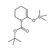 1(2H)-Pyridinecarboxylic acid, 3,4-dihydro-6-[(trimethylsilyl)oxy]-, 1,1-dimethylethyl ester 结构式
